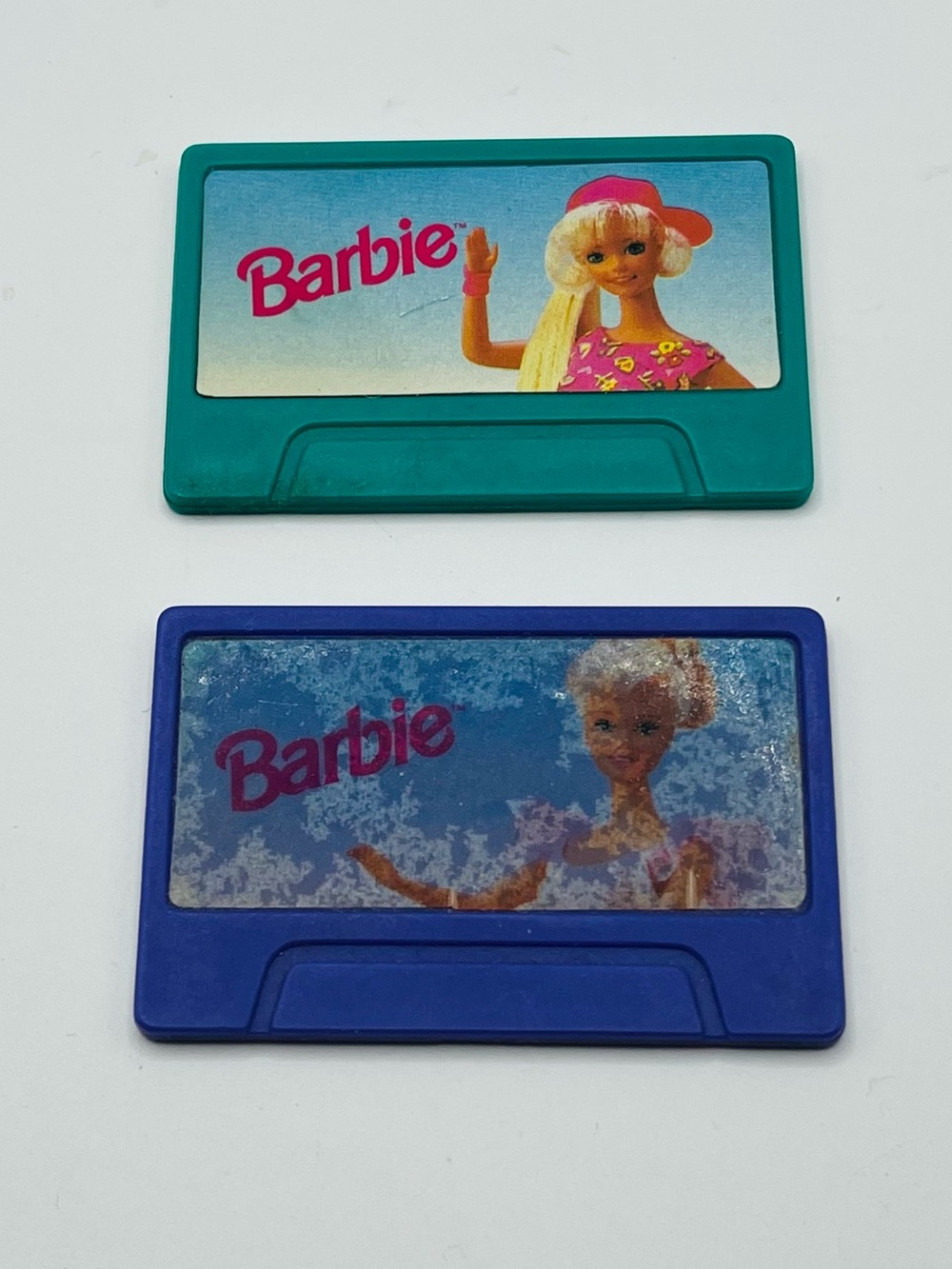 Vintage Barbie Super Talking Phone Answering Machine Lot Of 2 Tape Cartridges